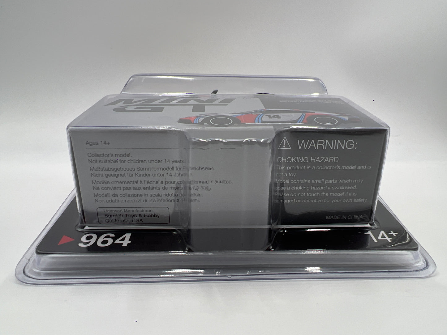 Mini GT #964 Porsche 911 Dakar Ice Gray Metallic Rally 1978