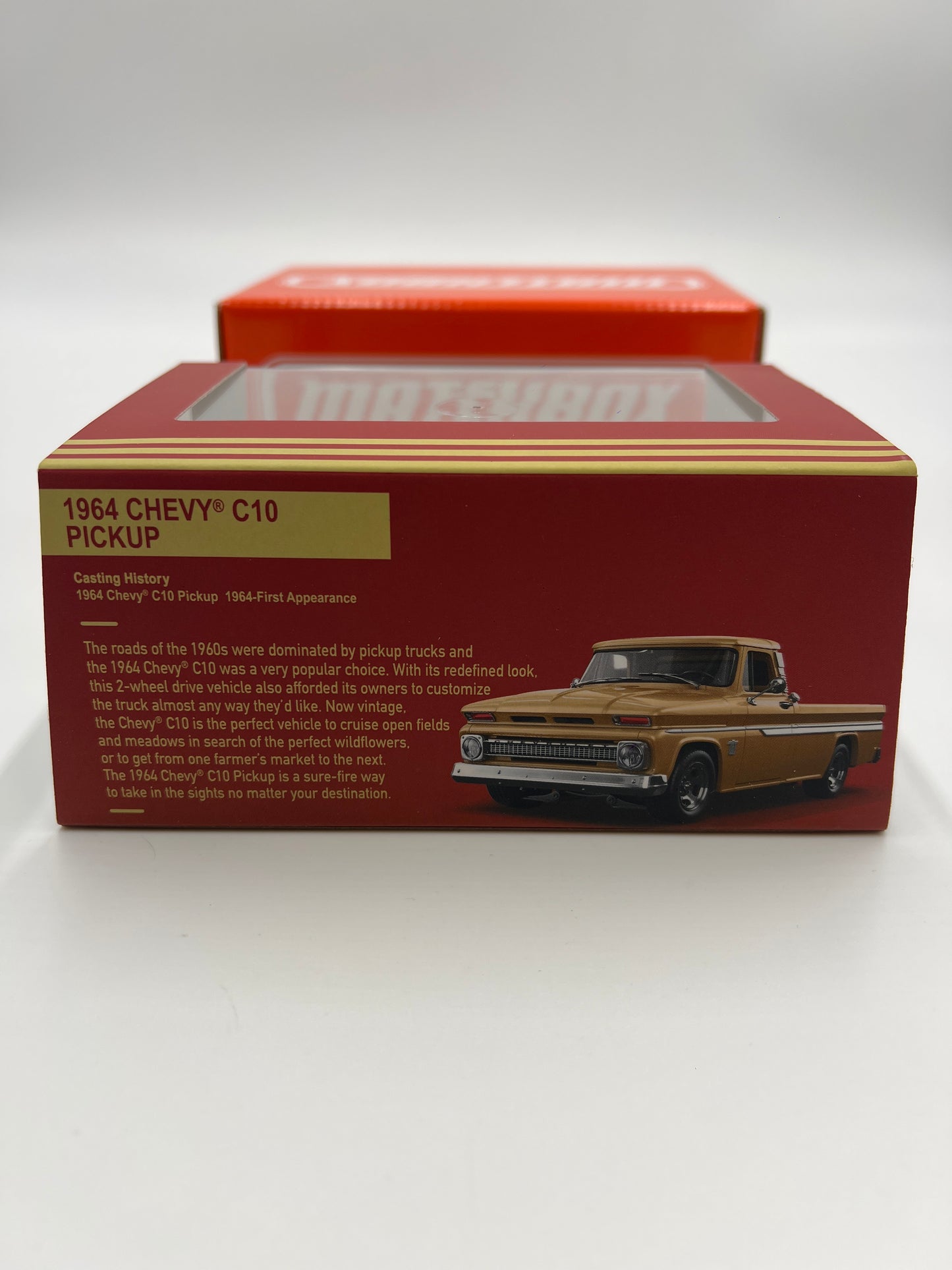 Matchbox Mattel Creations 1964 Chevy C10 Pickup Gold