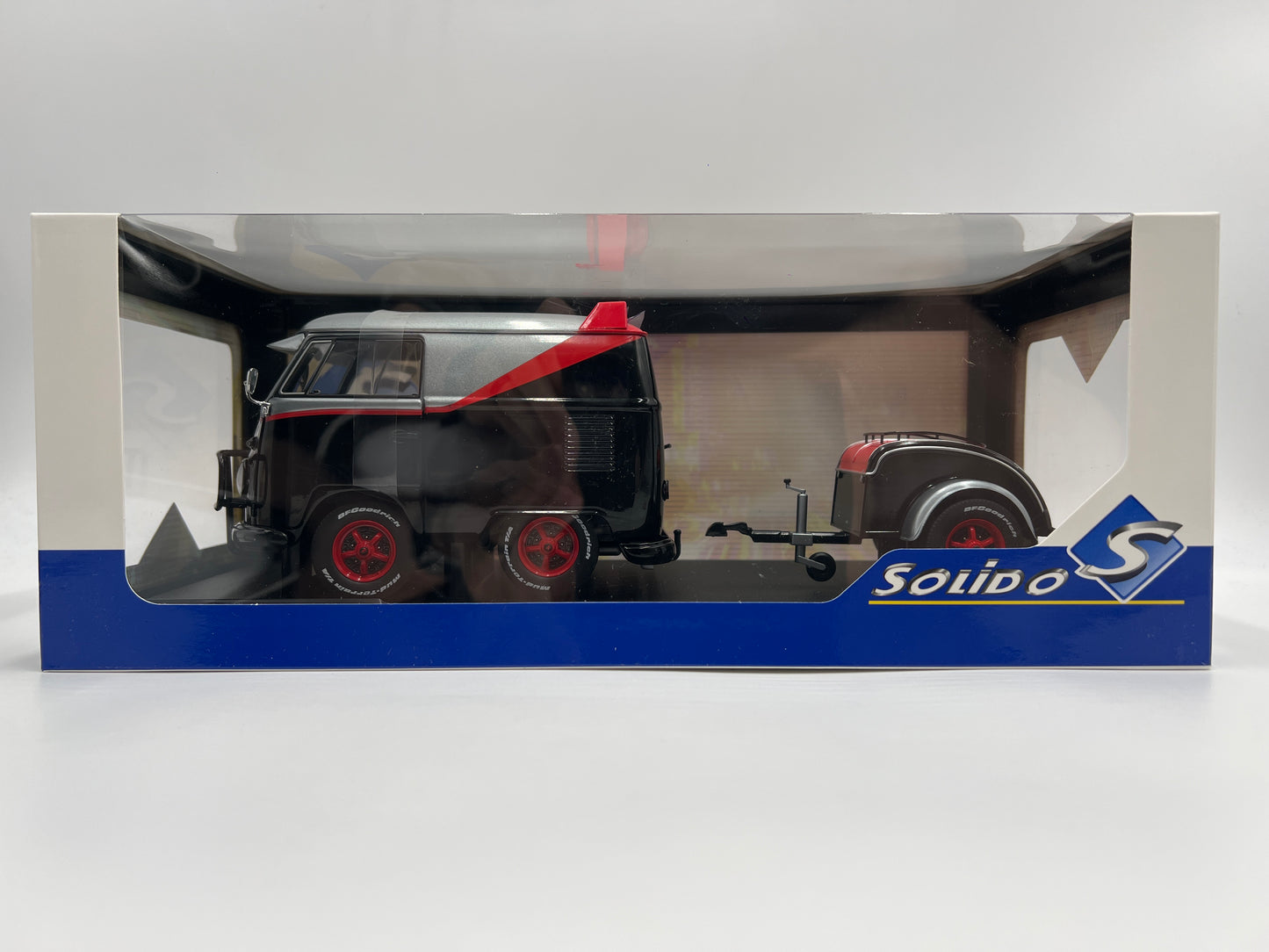 Solido 1:18 Scale The A Team Kool Kombi W/Trailer