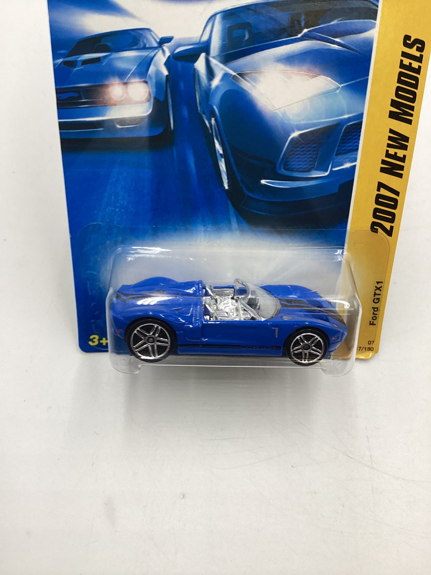 2007 Hot Wheels New Models #17 Ford GTX1 Blue PR5 Wheels 25D