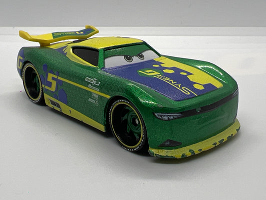 Disney Pixar Cars #5 Eric Braker SynerG Green Loose