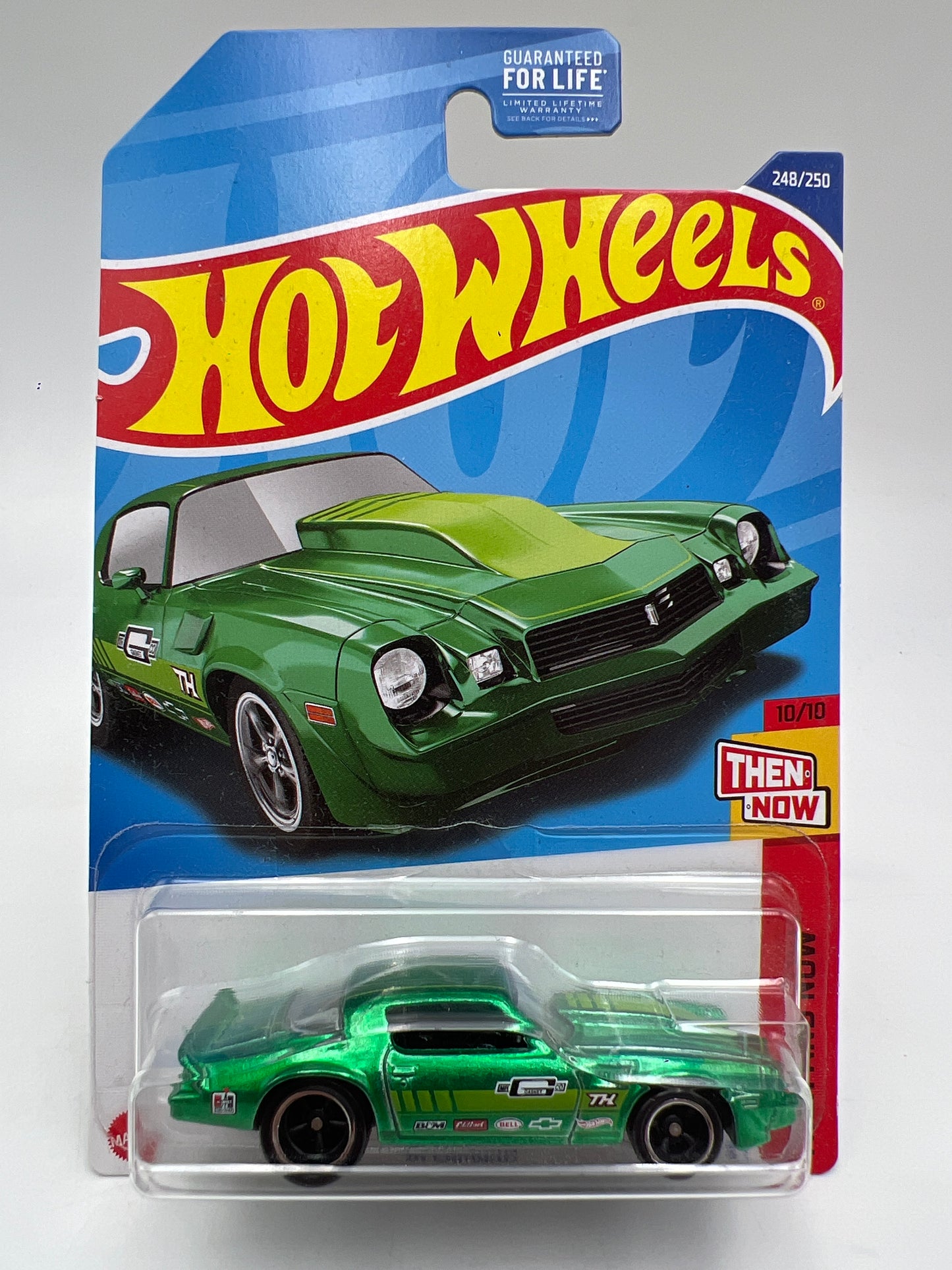 2022 Hot Wheels Super Treasure Hunt #248 81 Camaro Green W/ Protector