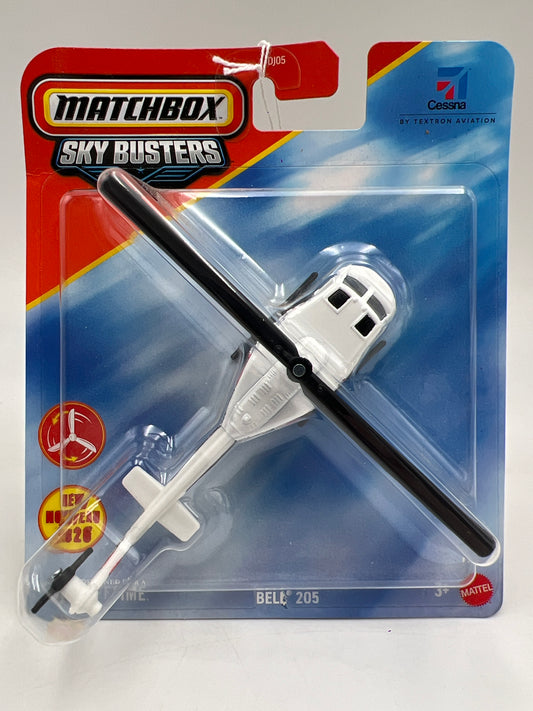 2026 Matchbox Sky Busters #1 Bell 205 Helicopter Fire Unit White