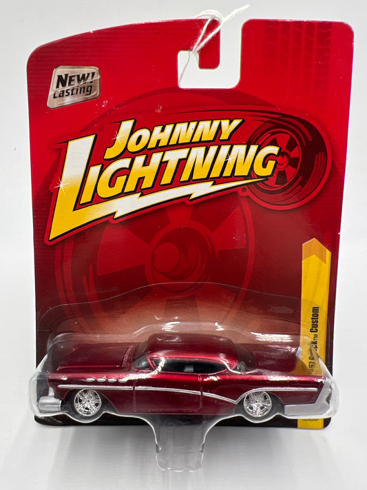 Johnny Lightning Small Card 1957 Buick Custom Red