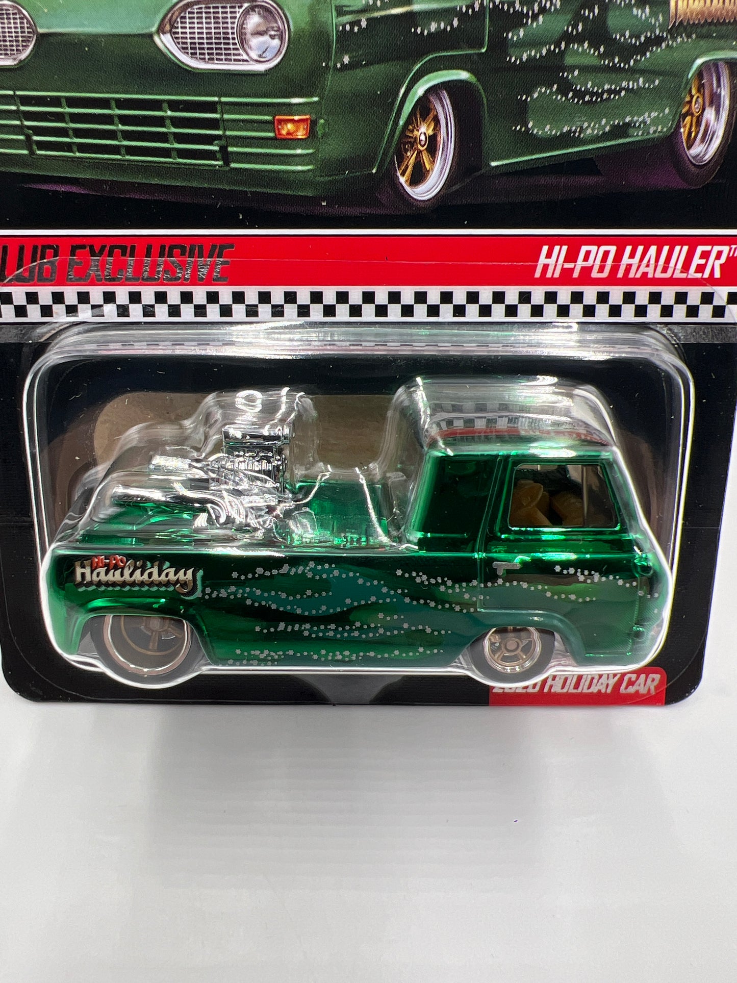 2020 Hot Wheels RLC Holiday Car #5650/20000 Hi-Po Hauler Green Gas Monkey W/Protector