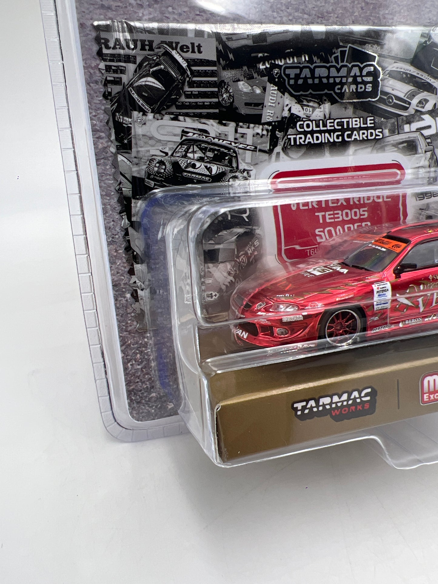 Tarmac Works Mijo Exclusives #80 CHASE VERTEX Ridge TE3005 Soarer W/Trading Cards