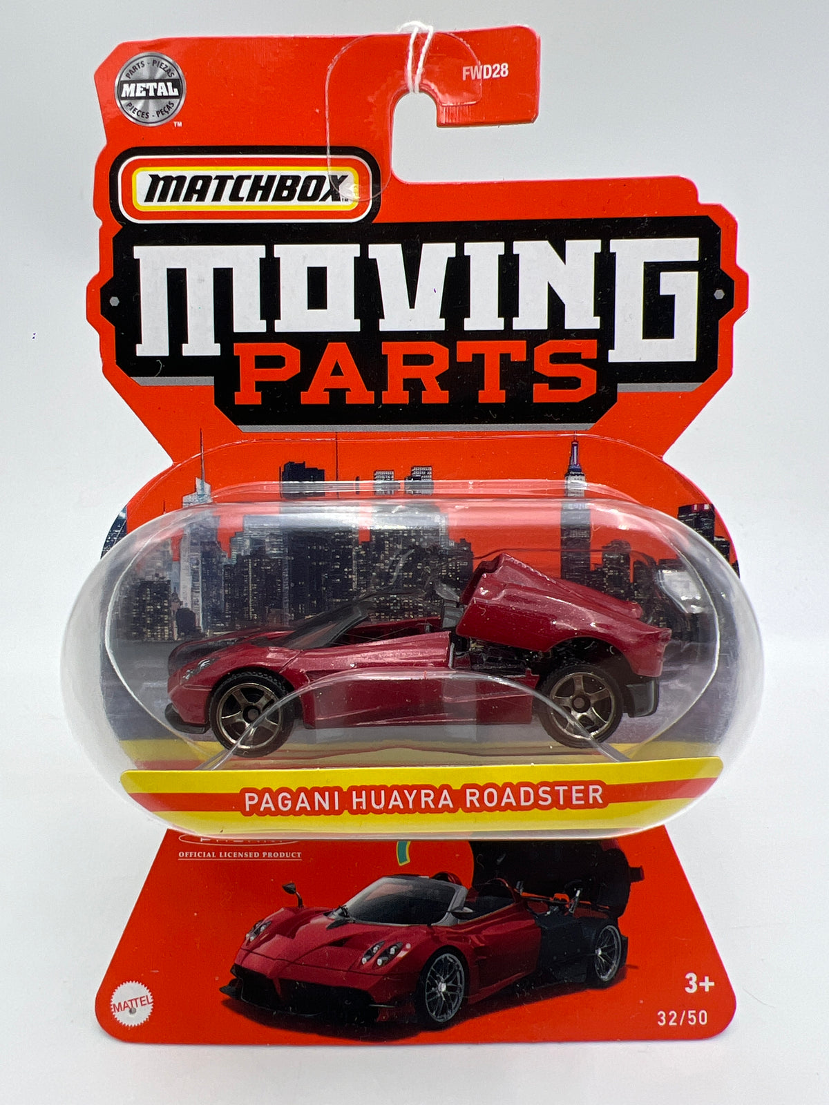 Matchbox Moving Parts #32 Pagani Huayra Roadster Red