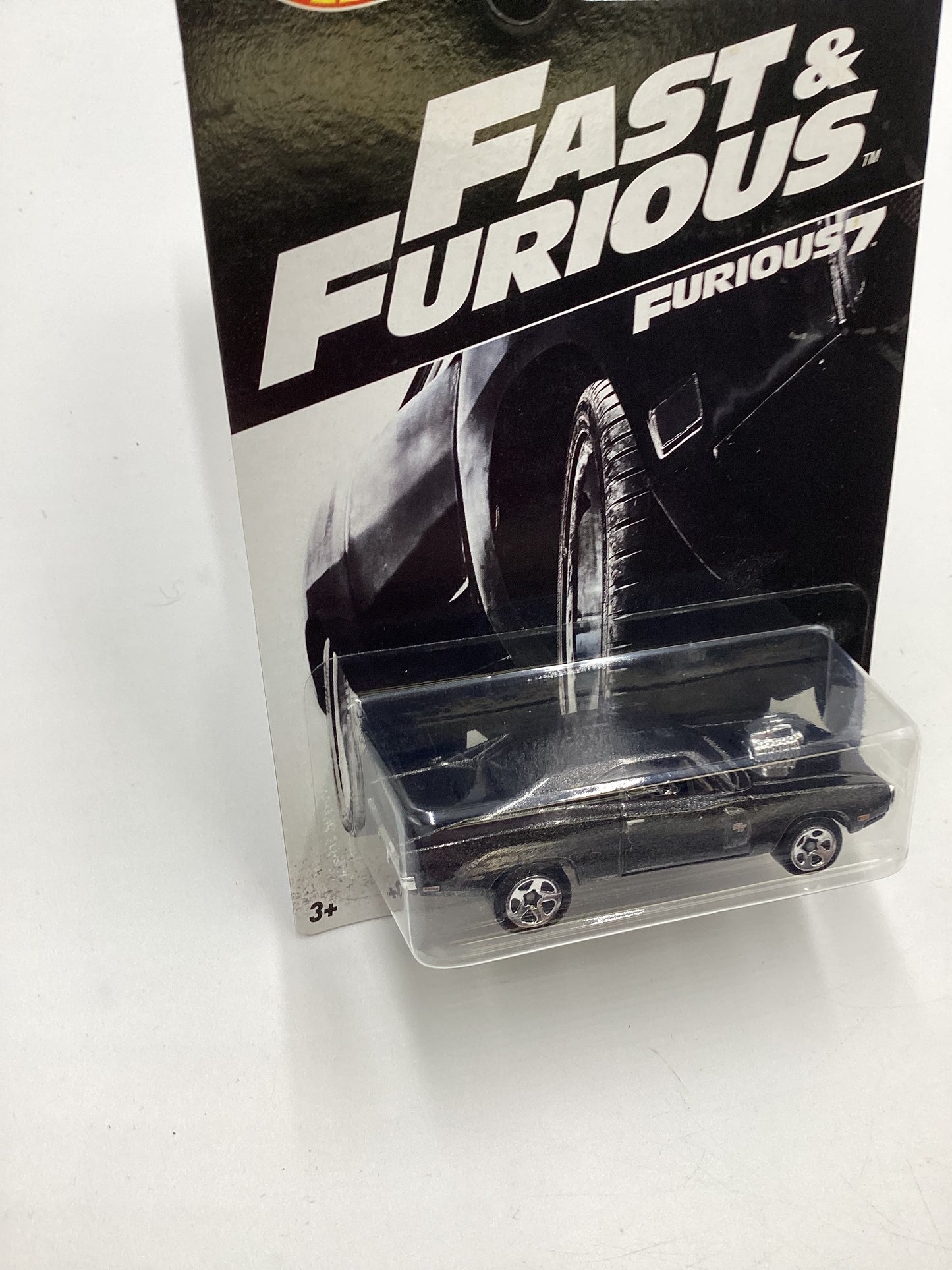 2016 Hot Wheels Fast and Furious #8 70 Dodge Charger R/T Black 69H