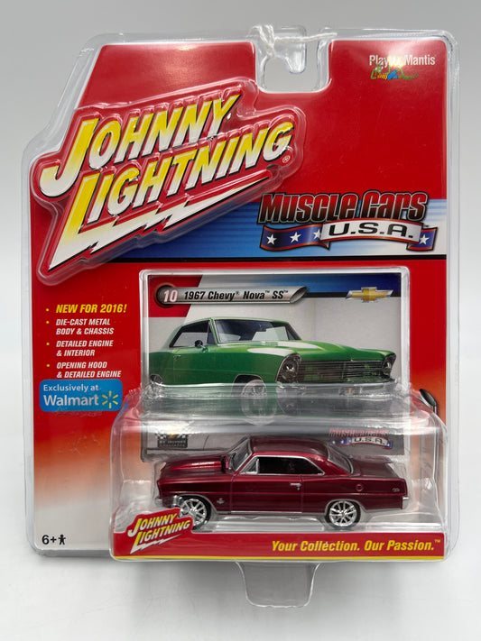 2016 Johnny Lightning Walmart CHASE Muscle Cars USA 1967 Chevy Nova SS Red