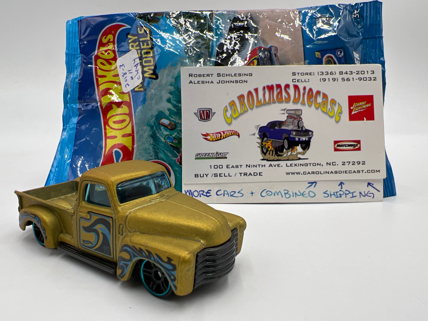 2018 Hot Wheels Mystery Models Series 3 #11 52 Chevy Gold