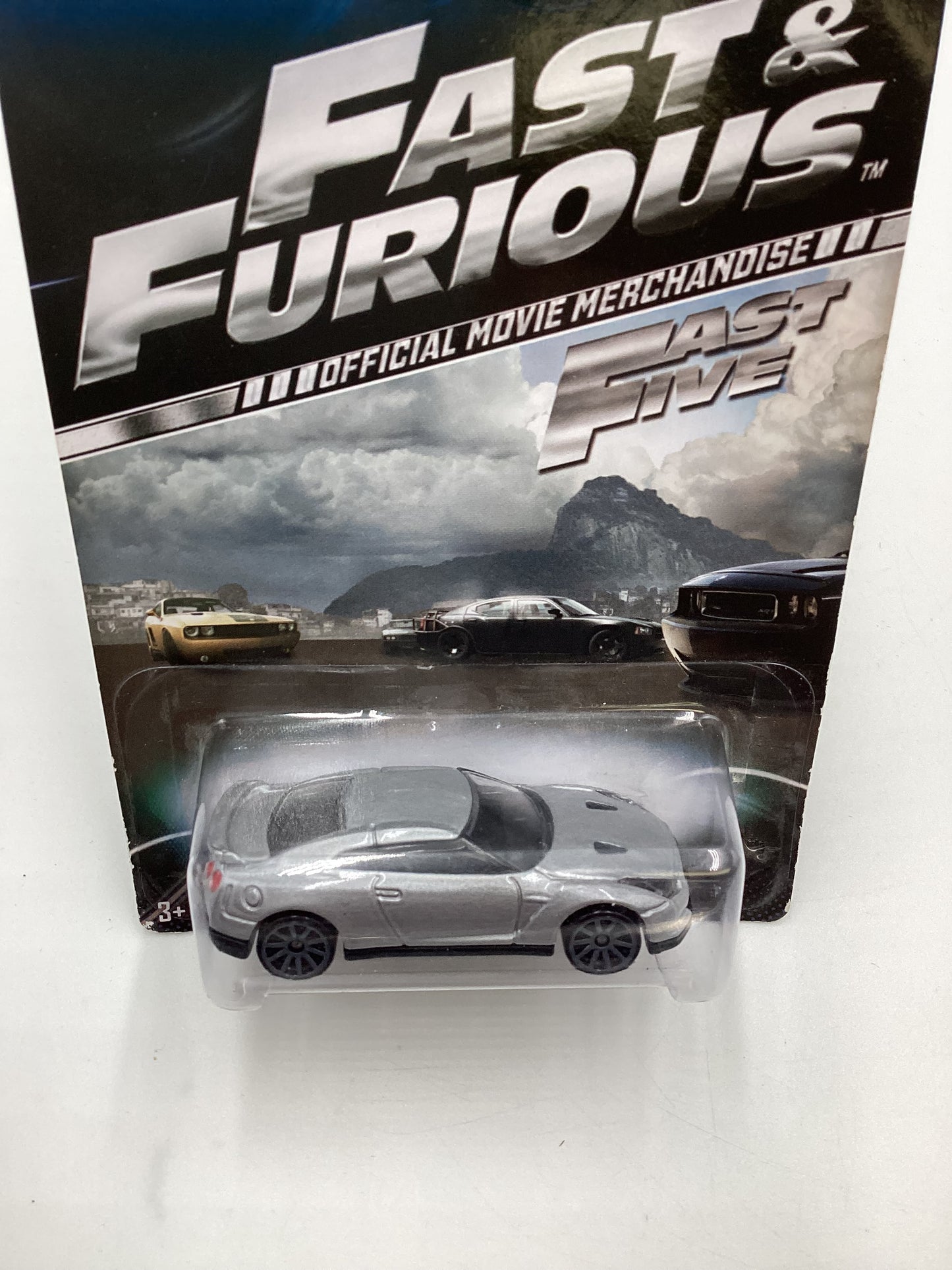 2013 Hot Wheels Fast and Furious #6 2009 Nissan GT-R Silver Card Not Perfect 73F