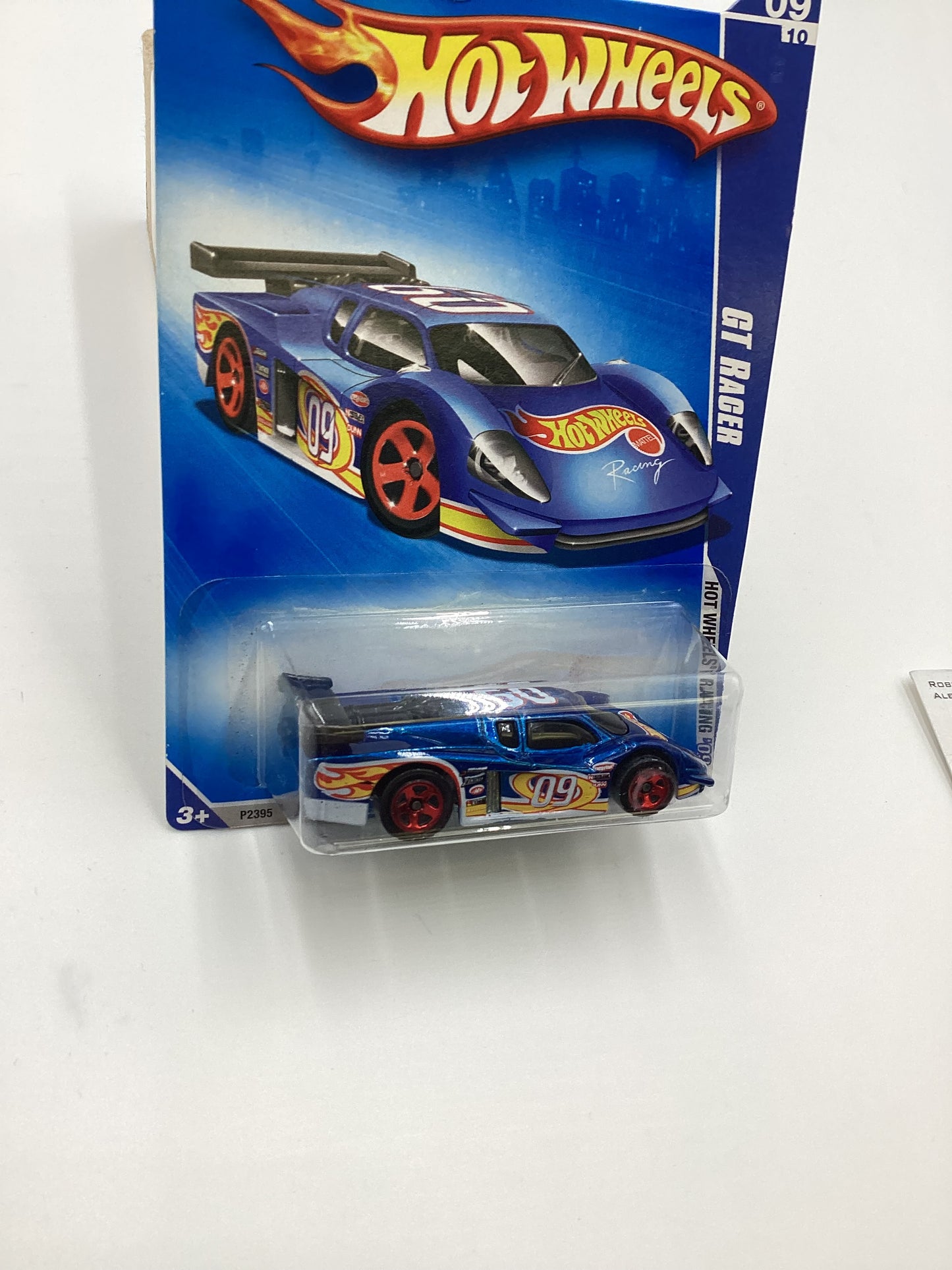 2009 Hot wheels #075 GT Racer Blue GG2