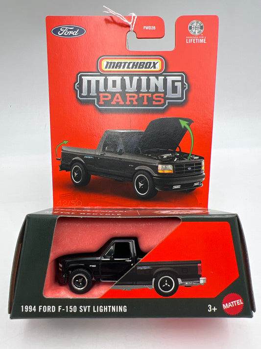 2026 Matchbox Moving Parts #42 1994 Ford F-150 SVT Lightning Black