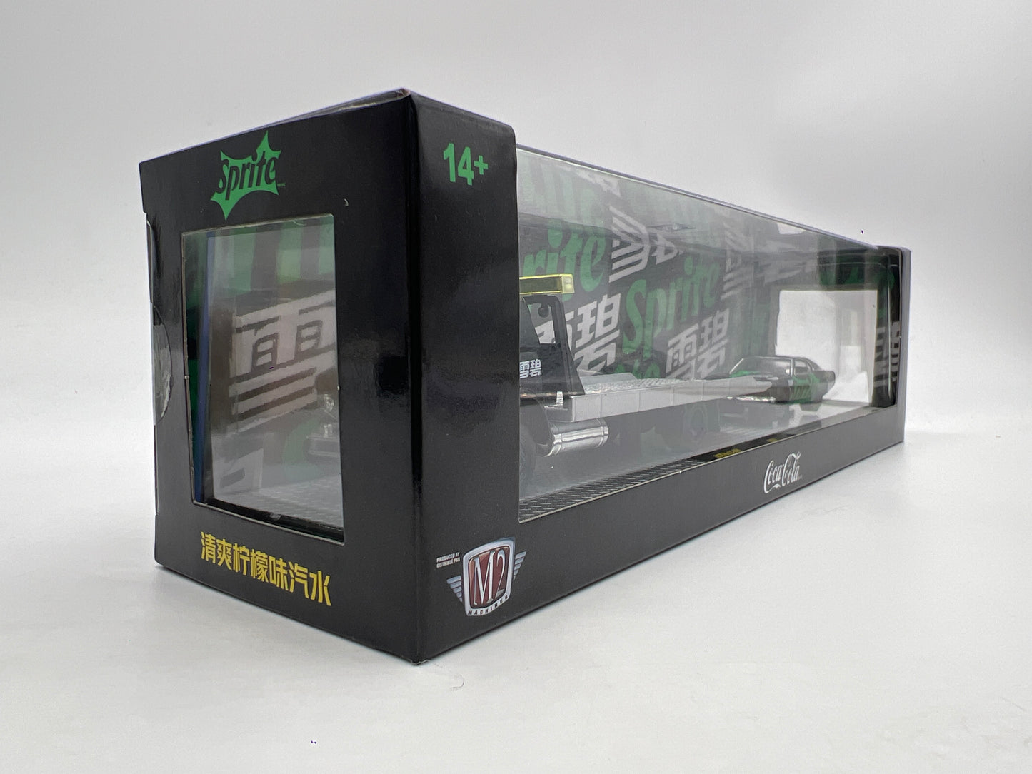 2025 M2 Machines Auto Haulers Coca Cola Sprite 1970 Ford C-950 & 1970 Ford Mustang TW40