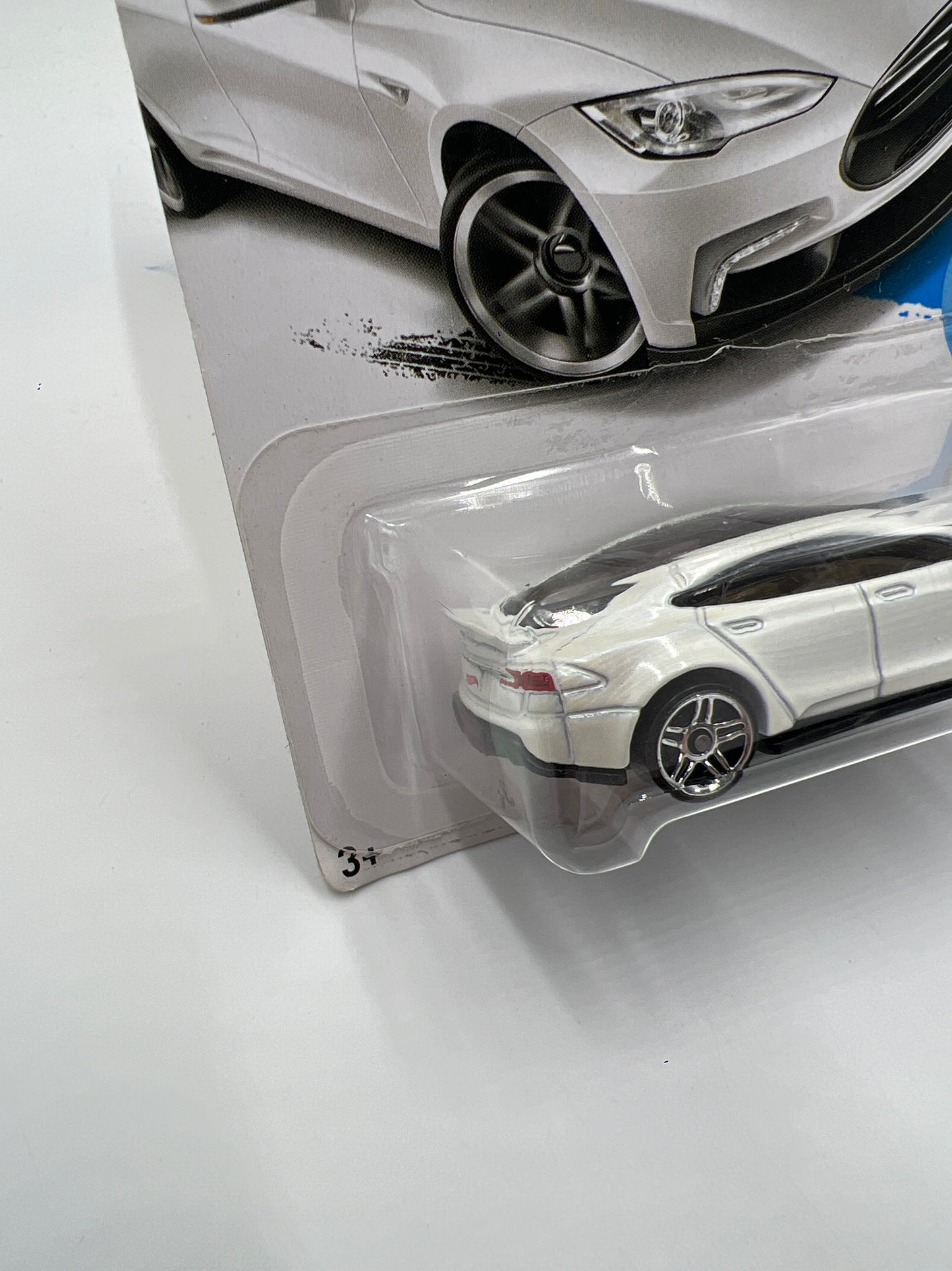 2017 Hot Wheels Factory Fresh #175 Tesla Model S White 50B