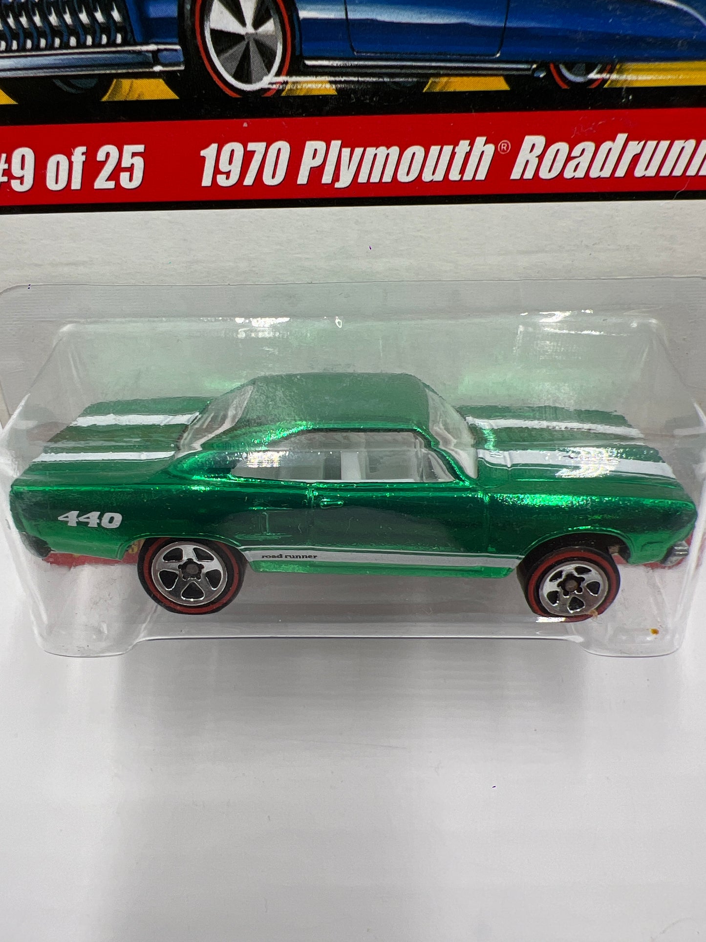 Hot Wheels Classics Series 1 #9 1970 Plymouth Roadrunner Green