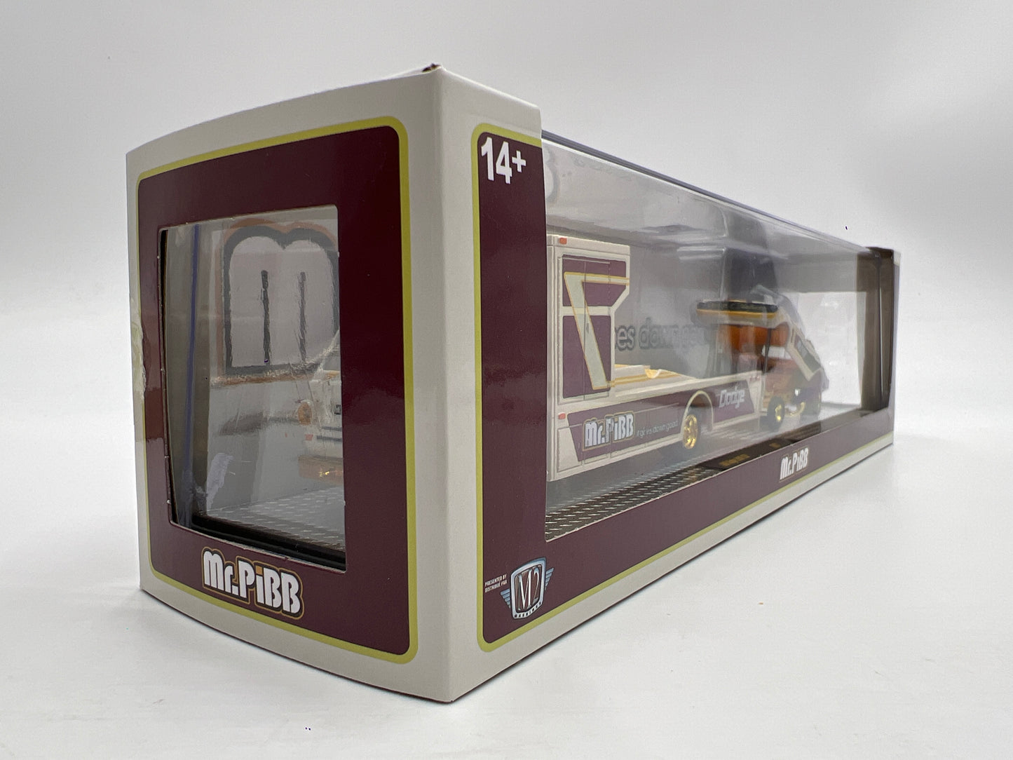 M2 Machines Auto Haulers CHASE Mr Pibb 1966 Dodge L600 COE & 1971 Dodge Challenger Funny Car TW27