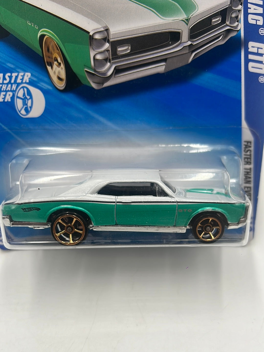 2010 Hot Wheels Faster Than Ever ‘67 Pontiac GTO Green 134/240 60E