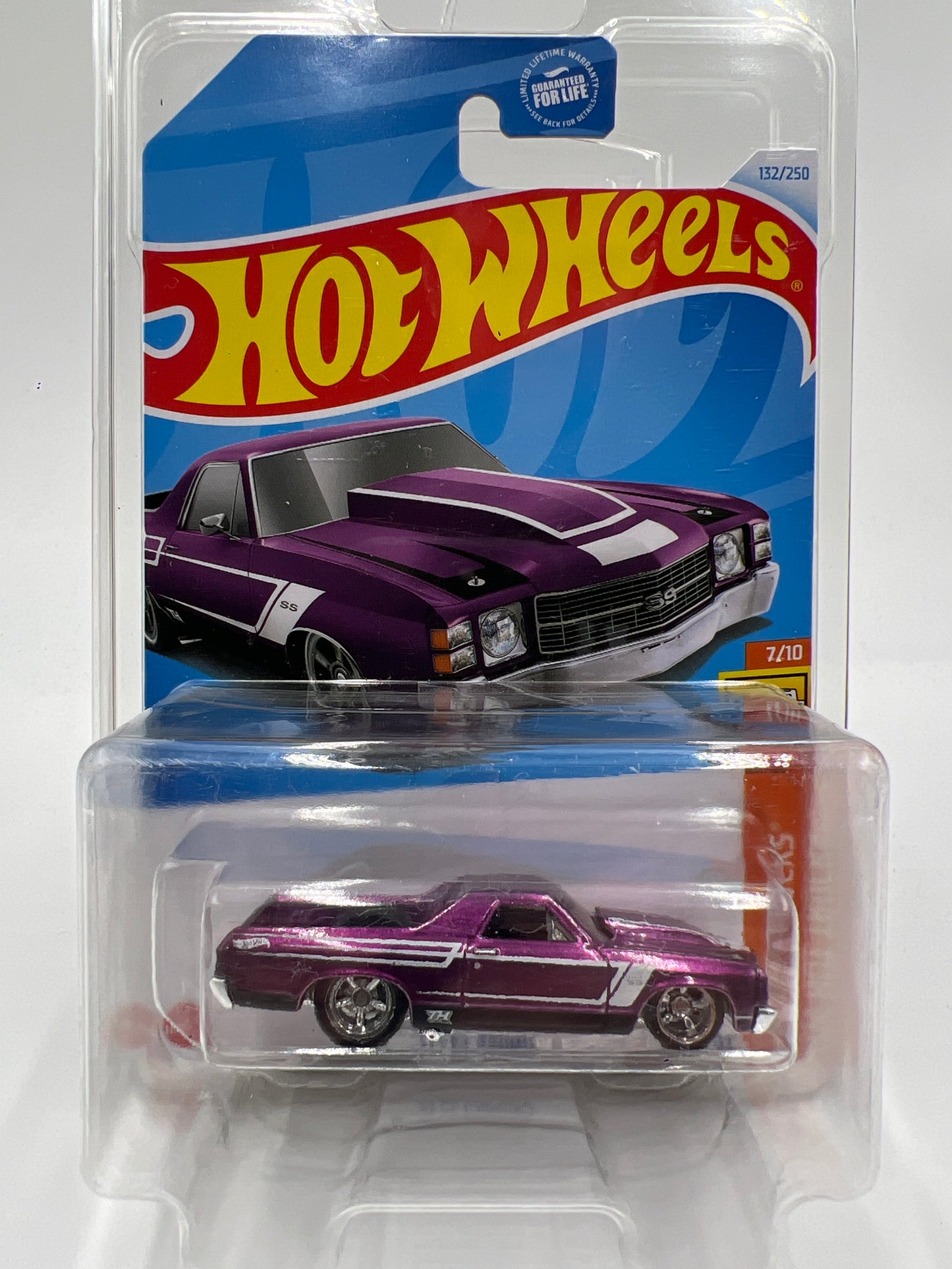 2024 Hot Wheels F Case Super Treasure Hunt #132 72 El Camino Purple W/Protector