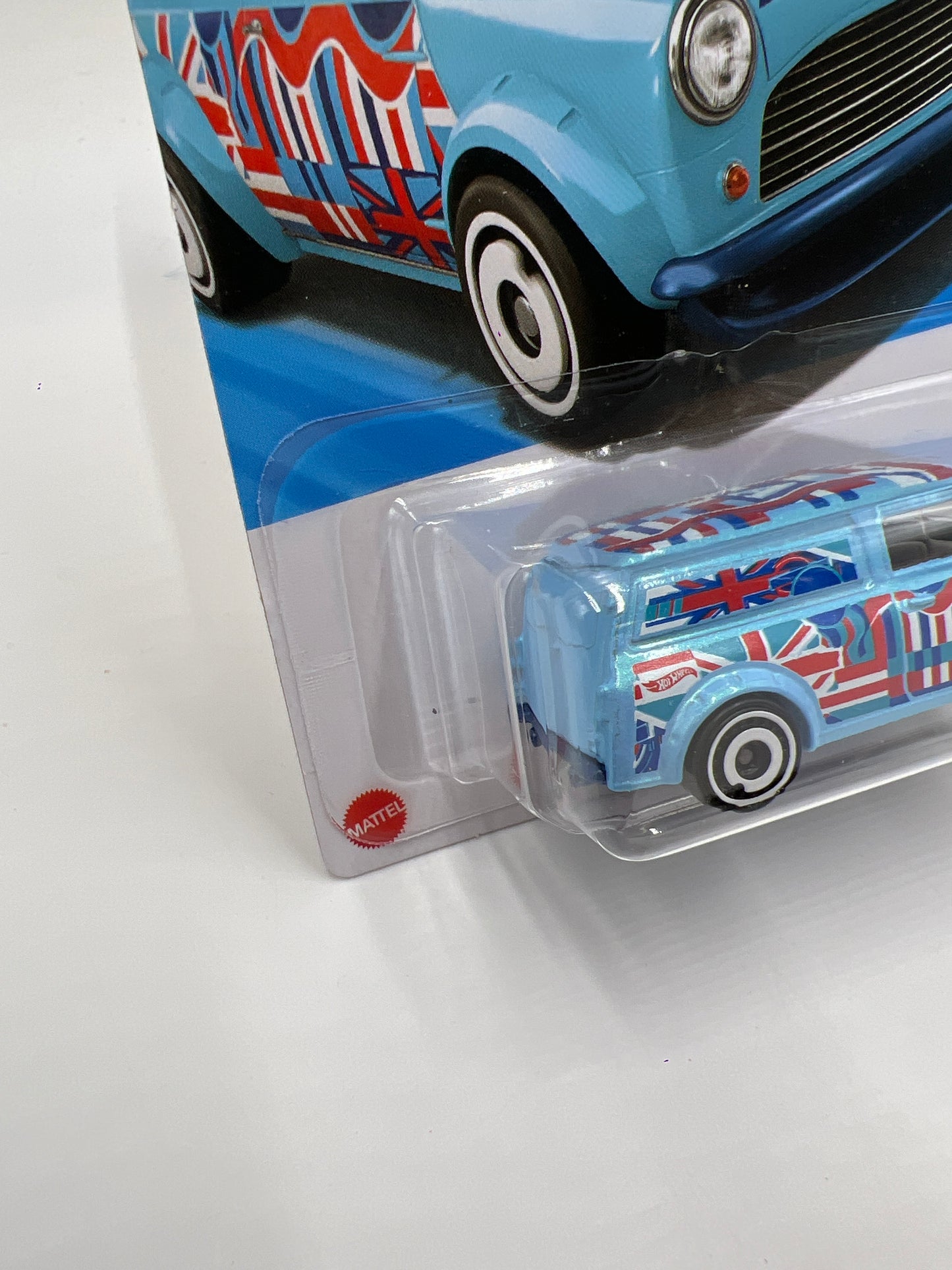 2025 Hot Wheels N Case Art Cars #169 67 Austin Mini Van Light Blue 59H