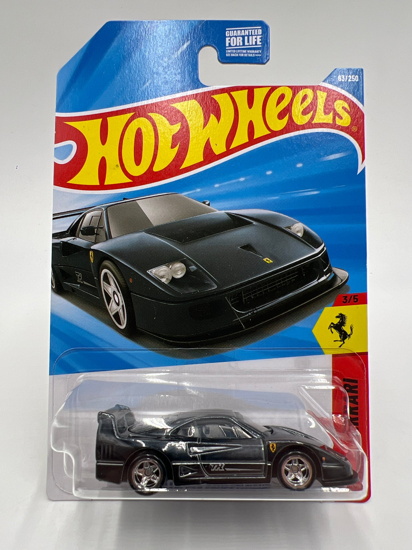 2026 Hot Wheels C Case Super Treasure Hunt #63 Ferrari F40 Competizione Black W/Protector