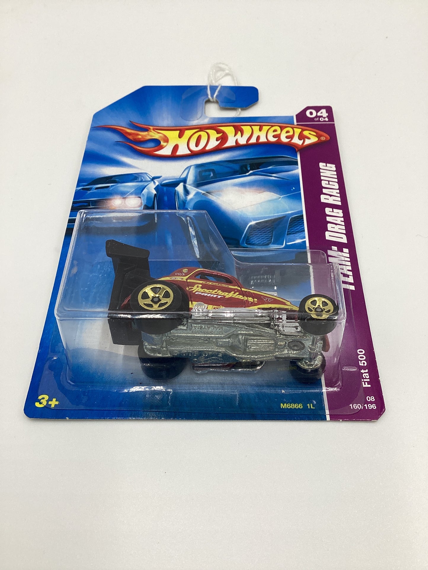 2009 Hot Wheels Team: Drag Racing #160 Fiat 500 Red