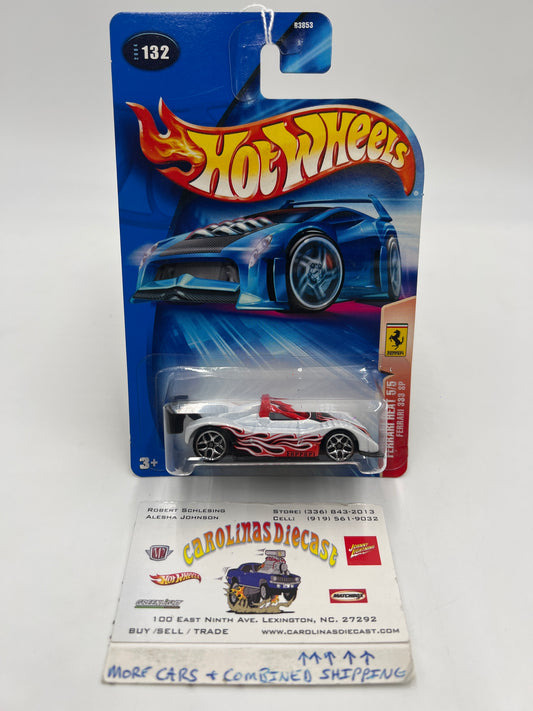 2004 Hot Wheels Ferrari Heat #132 Ferrari 333 SP White