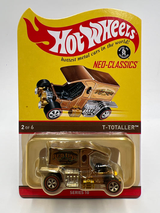 2011 Hot Wheels RLC Neo-Classics Series 10 #2 1621/3500 T-Totaller W/Protector Yellowing Blister
