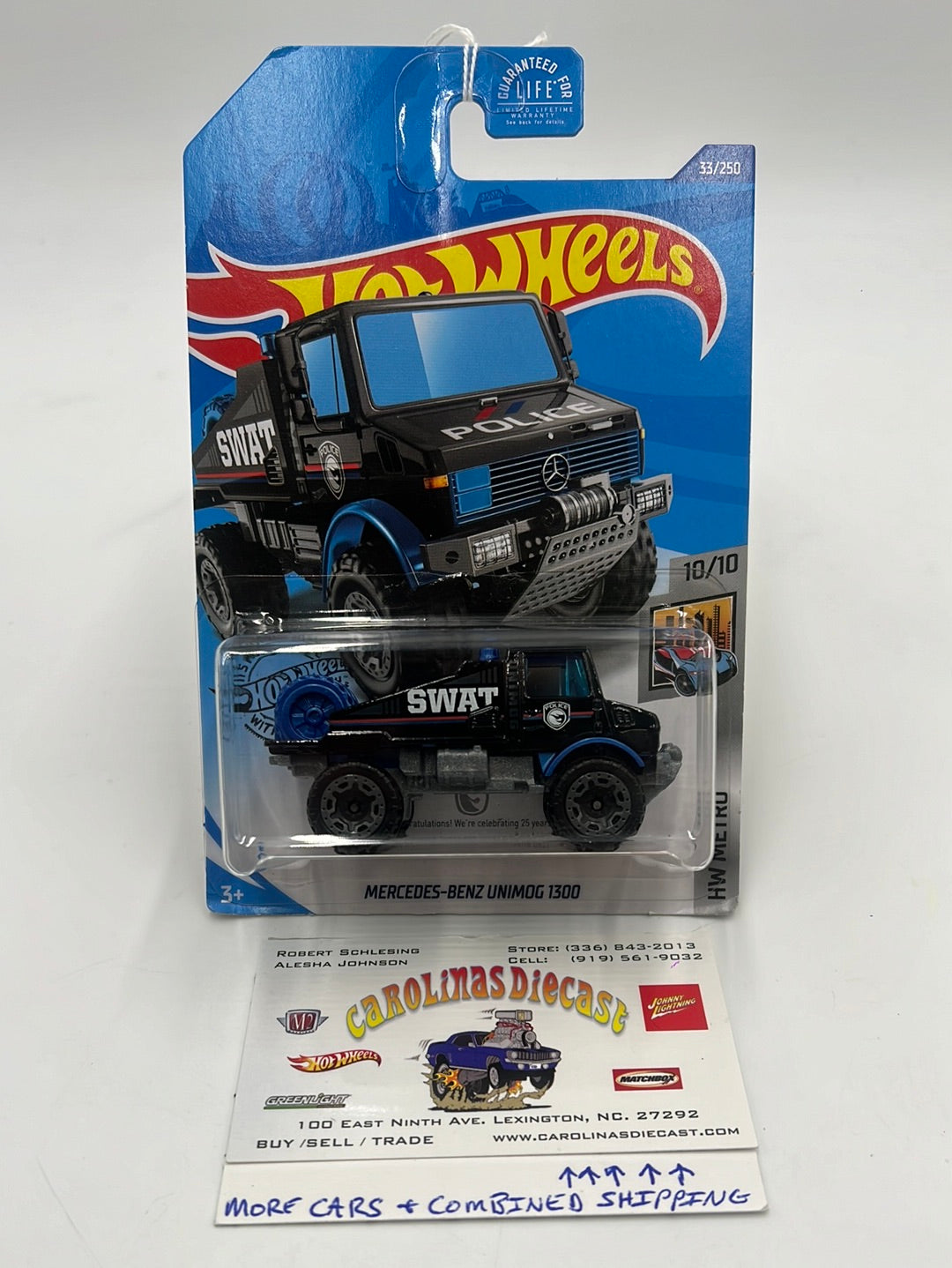 Hot Wheels 2020 Treasure Hunt Mercedes Benz Unimog 1300 #33 274C