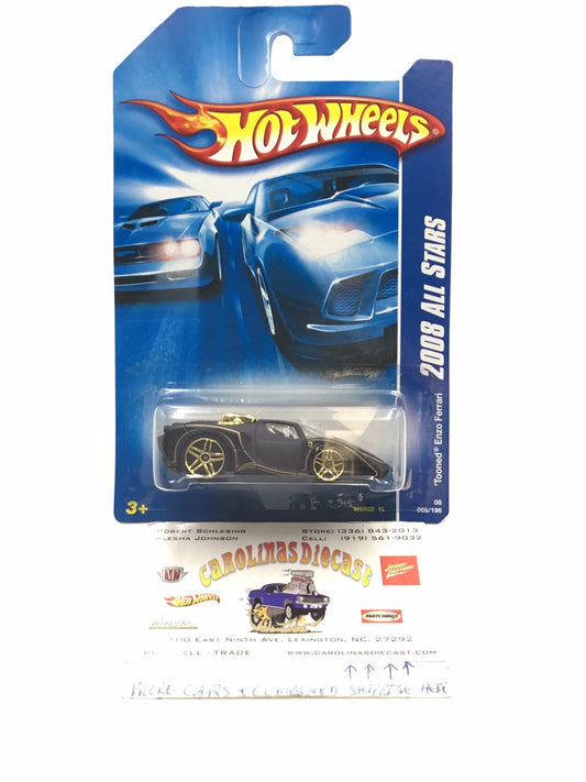 2008 Hot wheels #66 Tooned Enzo Ferrari SS9