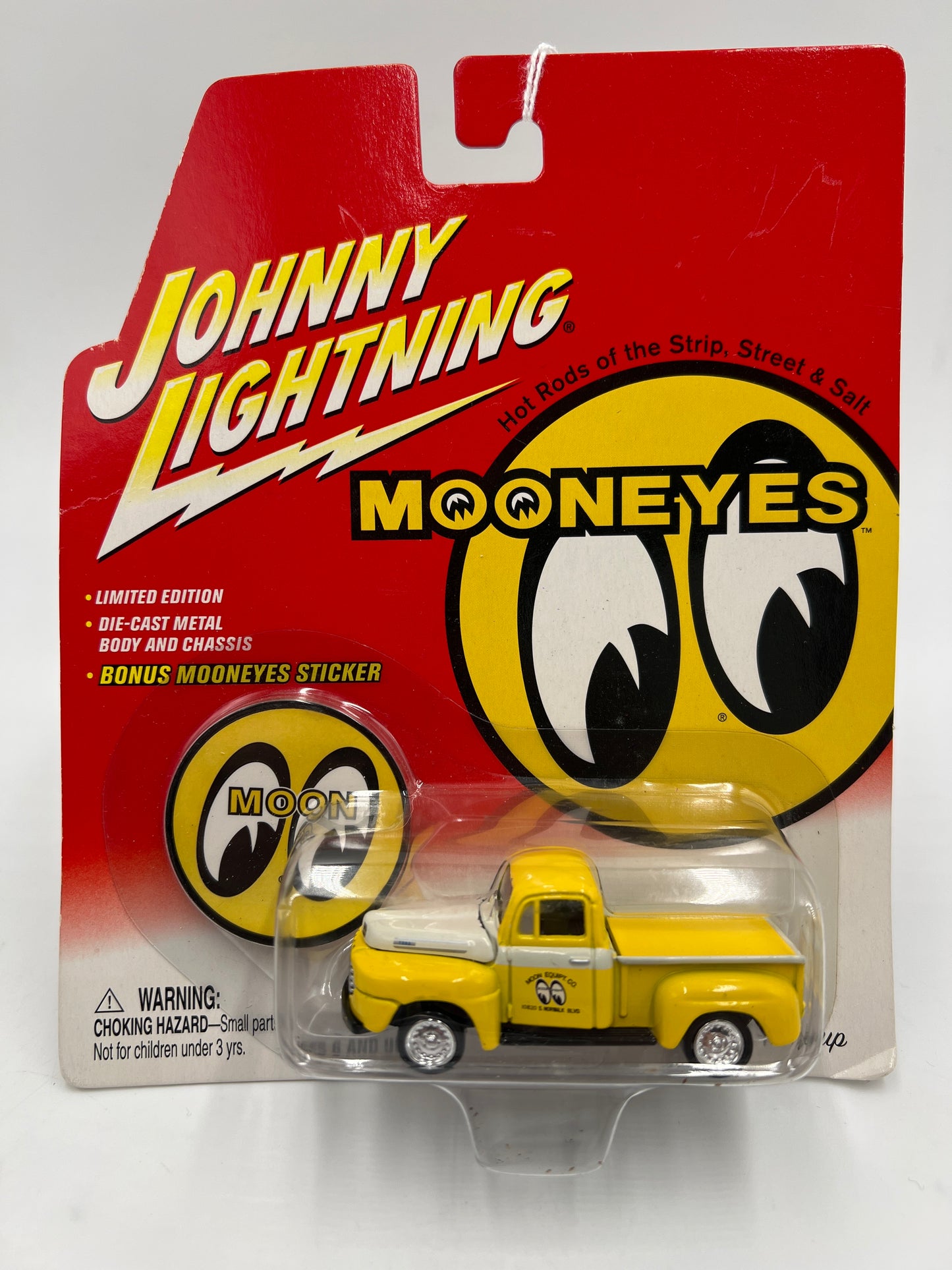 Johnny Lightning Mooneyes 1950 Ford F-1 Pickup Yellow 220B