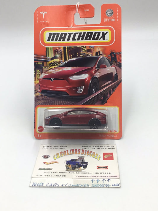 2024 matchbox #18 Tesla Model X 48G