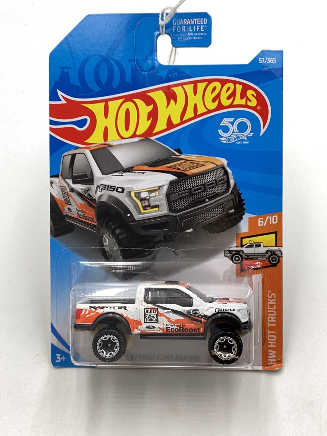 2018 Hot Wheels #57 17 Ford F-150 Raptor 24A