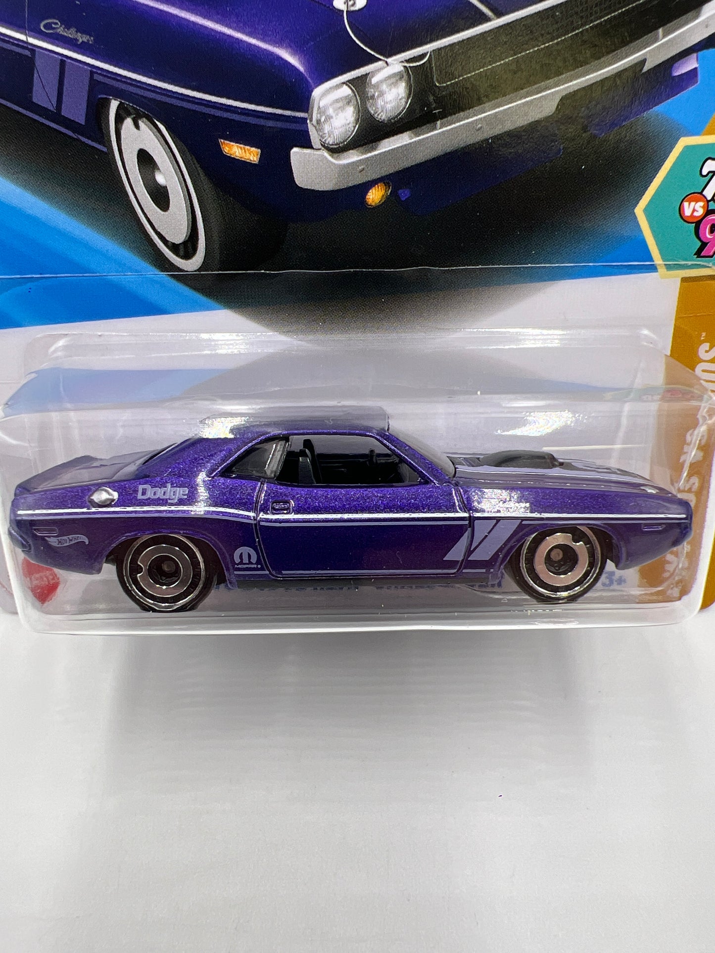 2025 Hot Wheels H Case 70s Vs. 90s #164 70 Dodge Hemi Challenger Purple