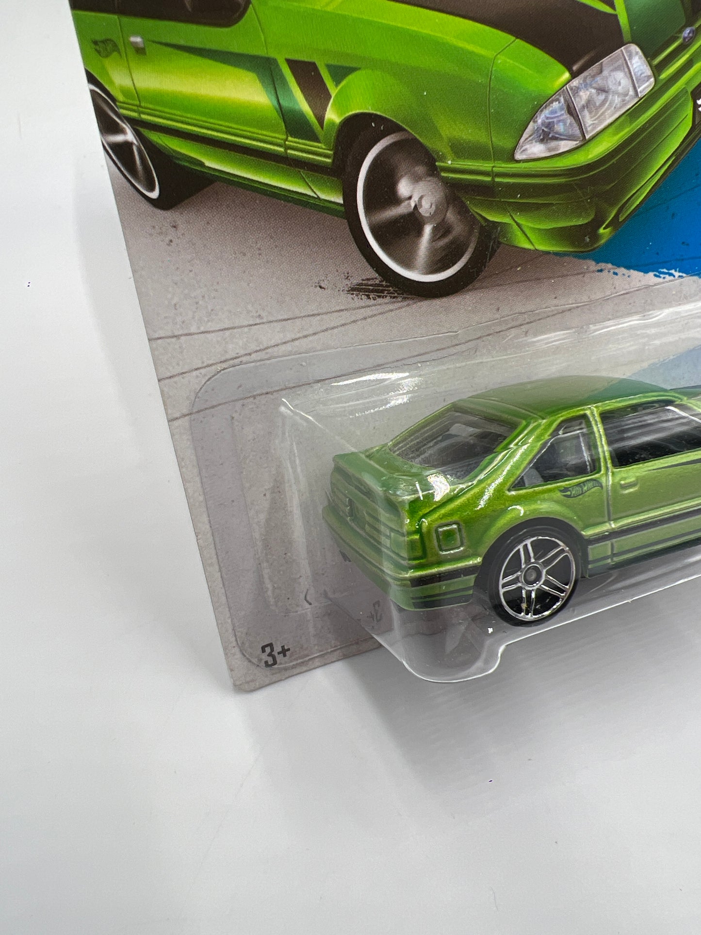 2013 Hot Wheels Showroom #225 Foxbody 92 Ford Mustang Green 21A