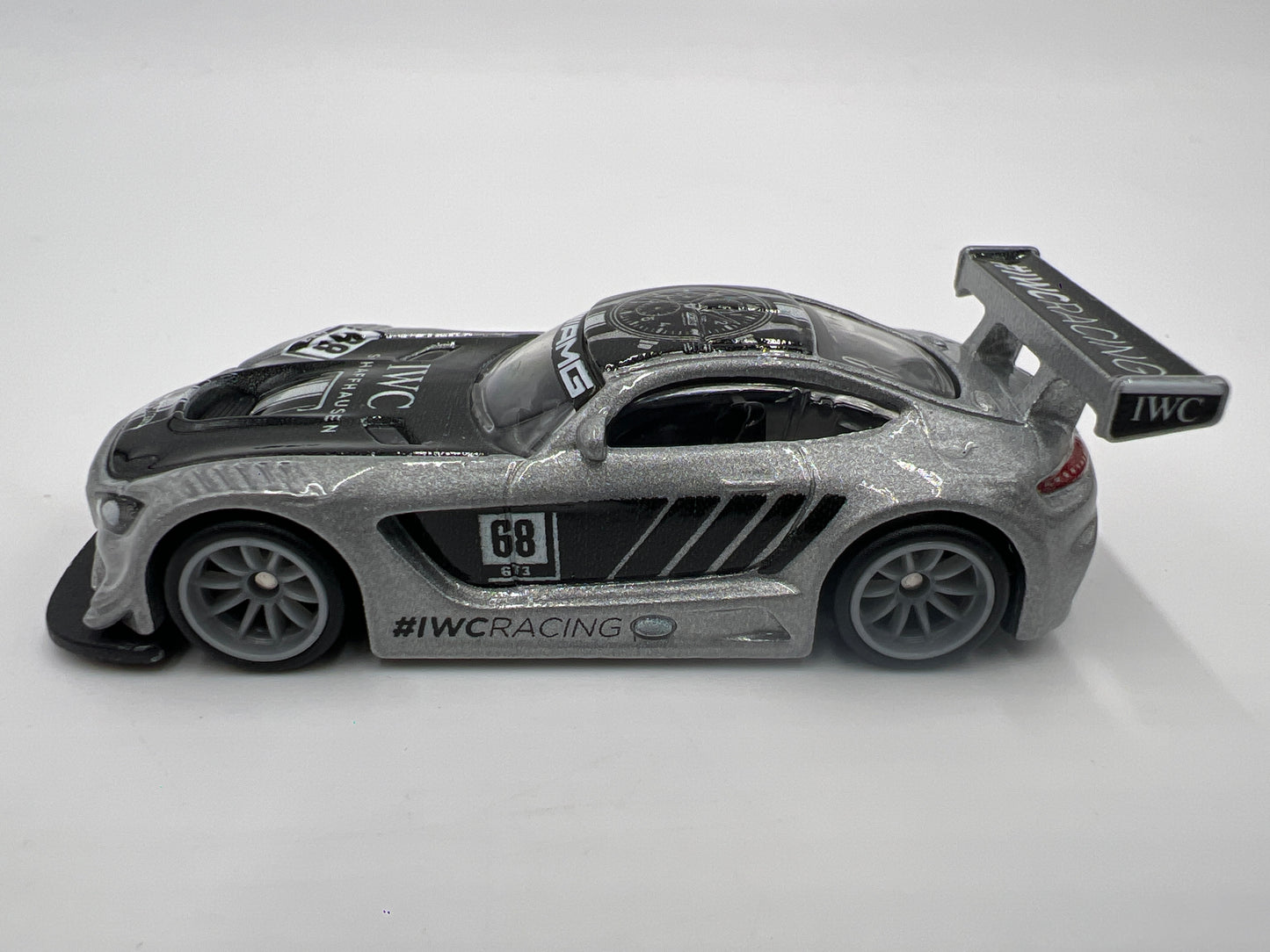 Hot Wheels 1/64 Premium Team Transport #48 16 Mercedes AMG GT3 & Fleet Street Silver Loose