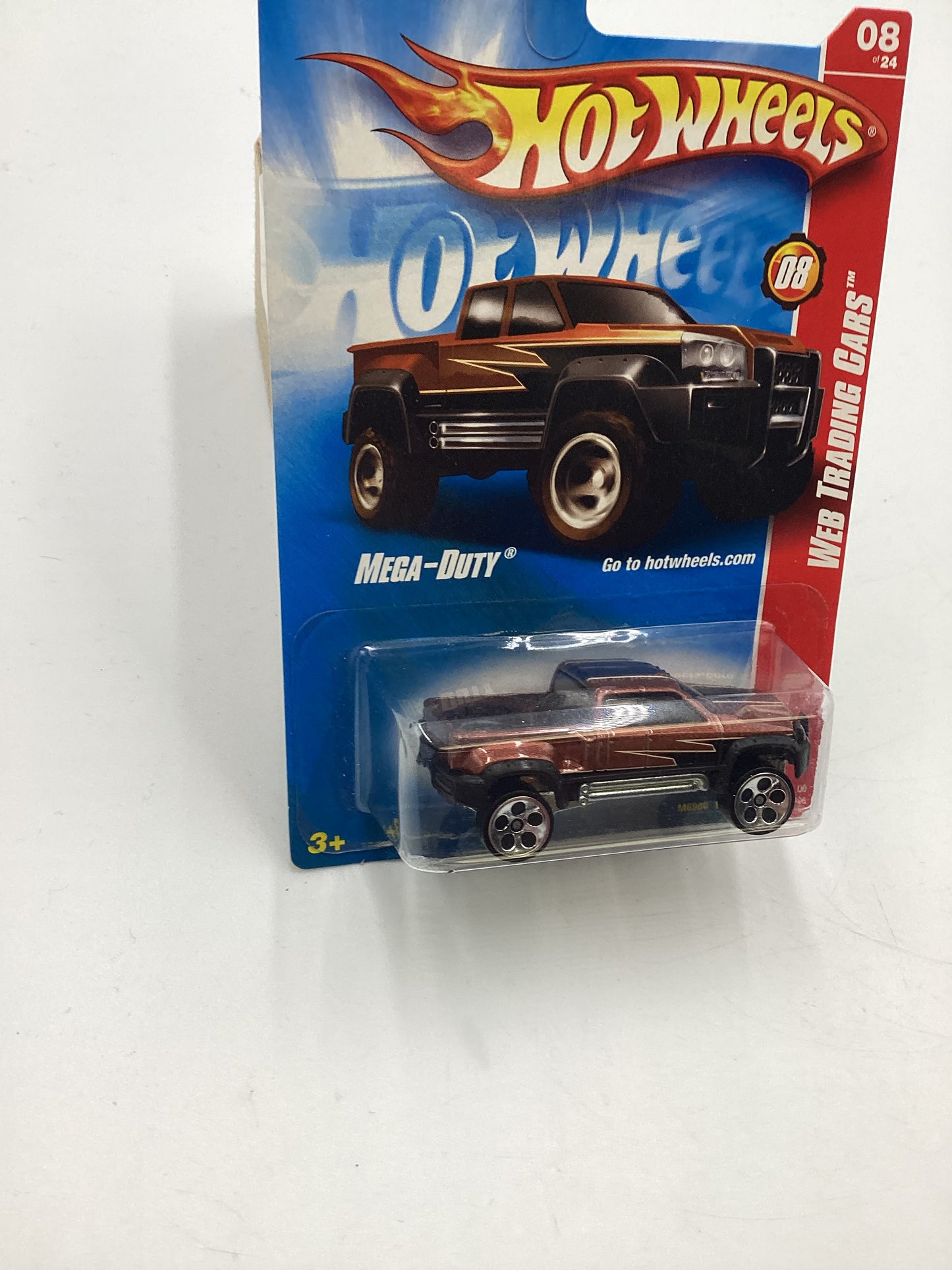 2008 Hot Wheels Web Trading Cars #84 Mega-Duty Brown