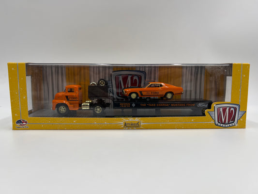 M2 Machines Auto Haulers CHASE 1956 Ford C-500 COE & 1970 Ford Mustang Boss 429 12-04