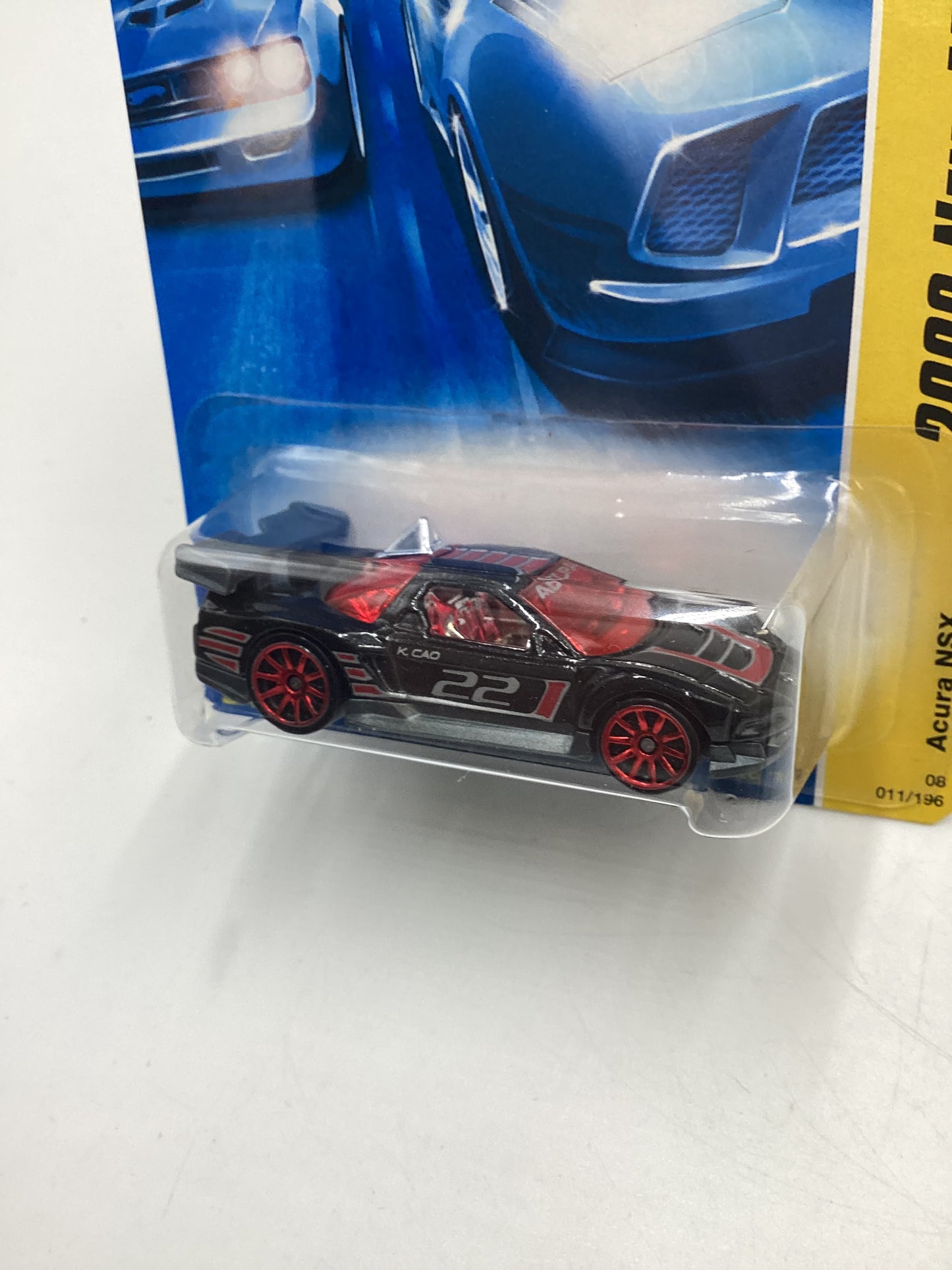 2008 Hot Wheels New Models #11 Acura NSX Black 107C
