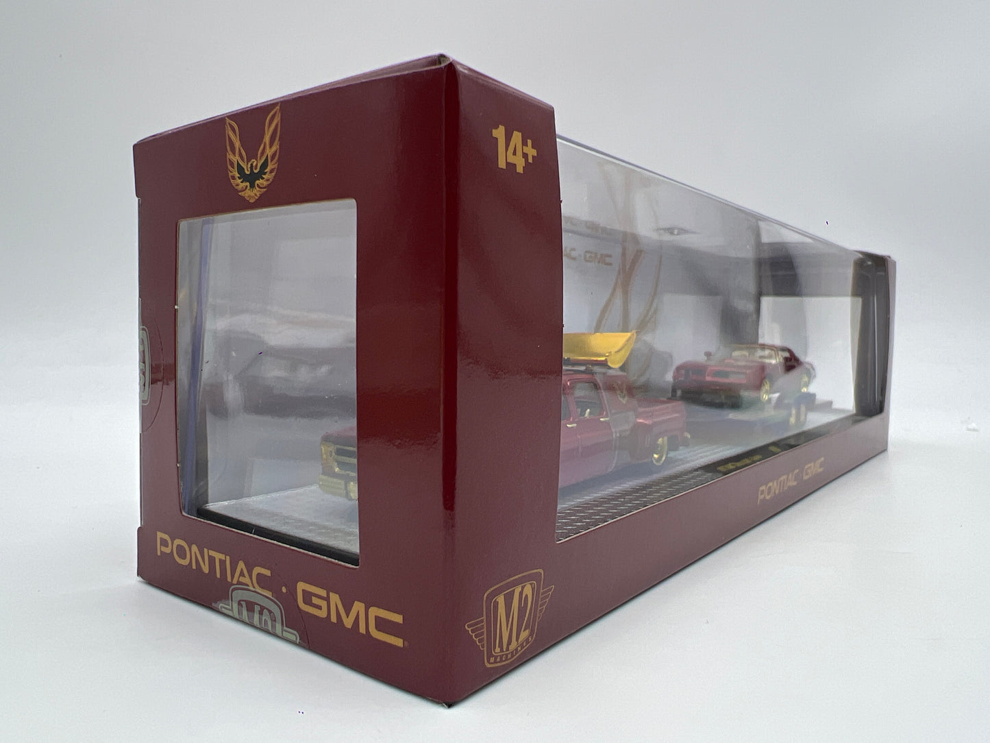 M2 Machines Haulers R96 CHASE 1977 GMC Sierra 3500 Custom & 1977 Pontiac Firebird Trans Am