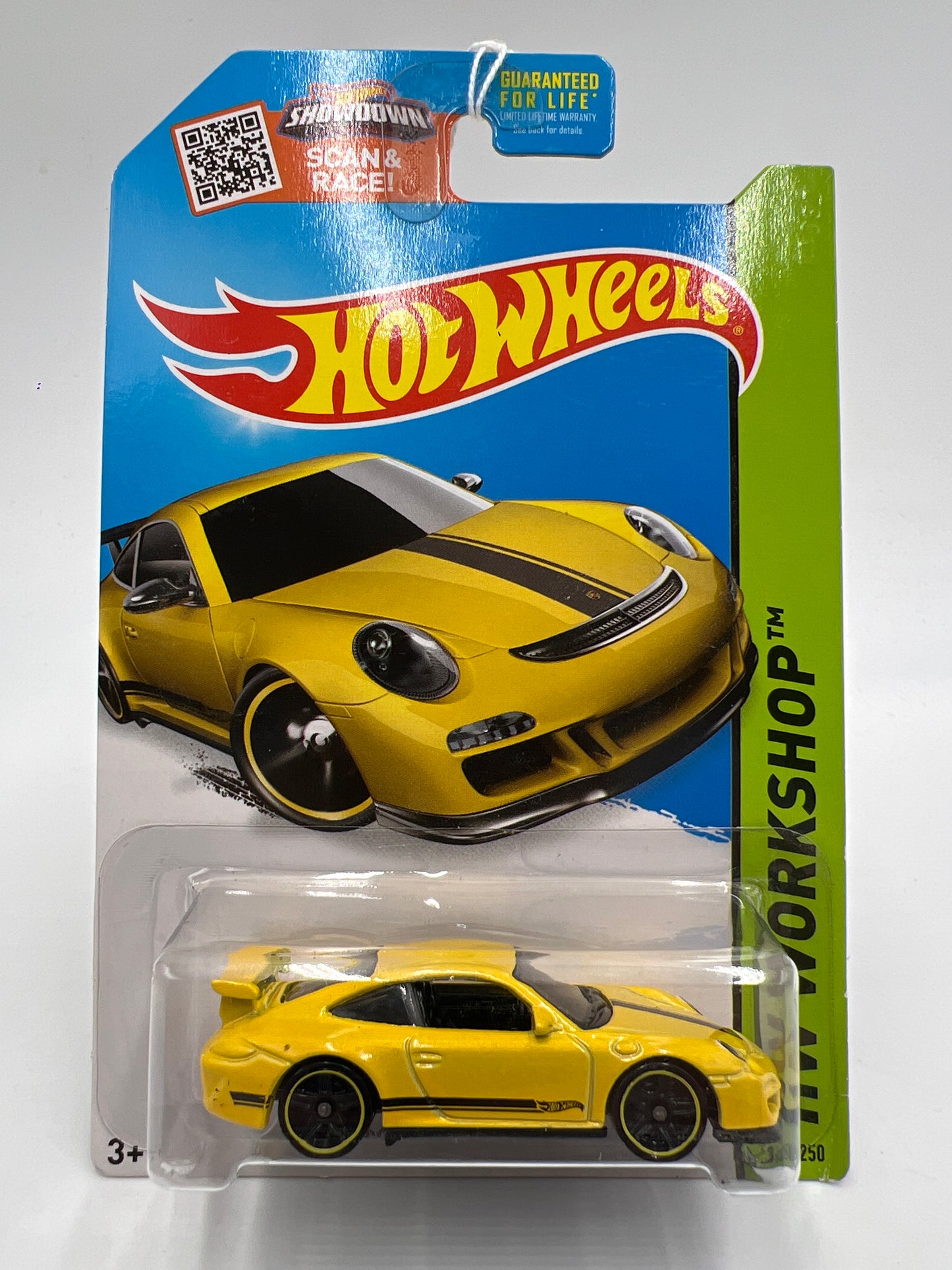 2015 Hot Wheels Workshop #196 Porsche 911 GT3 RS Yellow