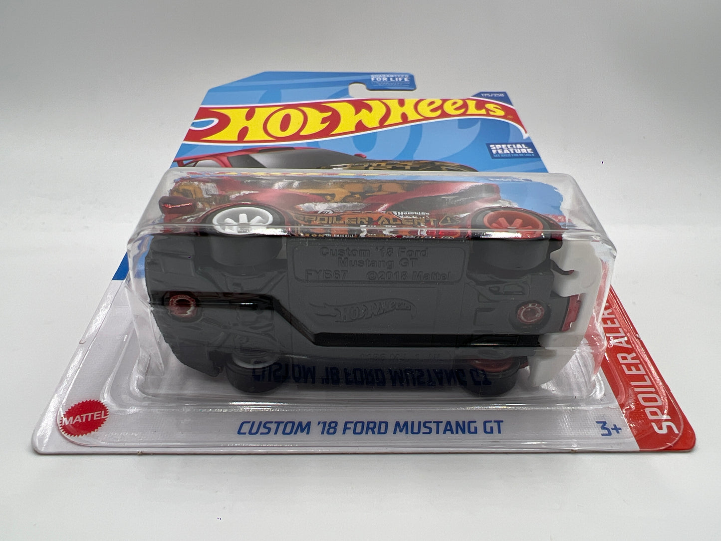 2022 Hot Wheels Super Treasure Hunt Custom #175 18 Ford Mustang GT Red W/Protector