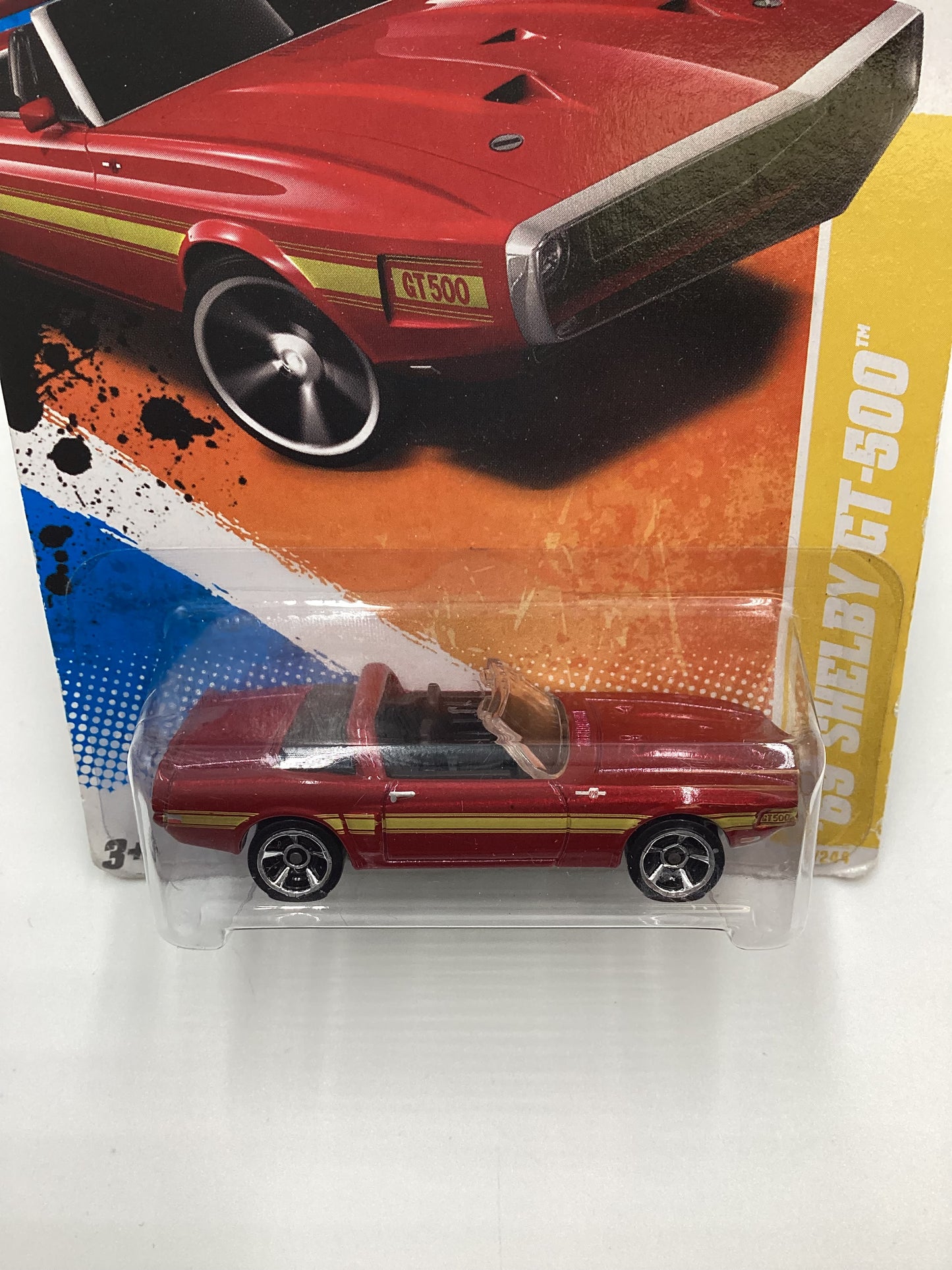 2011 Hot Wheels #21 69 Shelby GT-500 Red 25D