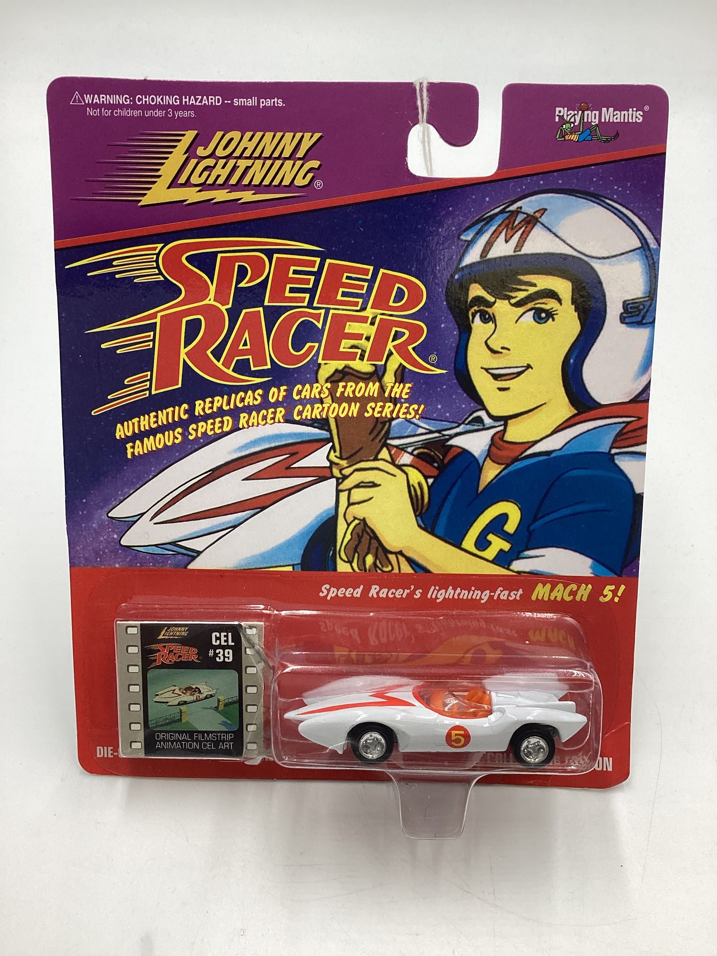 Johnny Lightning Speed Racer CEL #39 Speed Racer Mach 5 White 186B