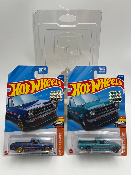 2025 Hot Wheels Factory Sealed Super Treasure Hunt & Mainline #93 1975 Datsun Sunny Truck B120 W/Protector