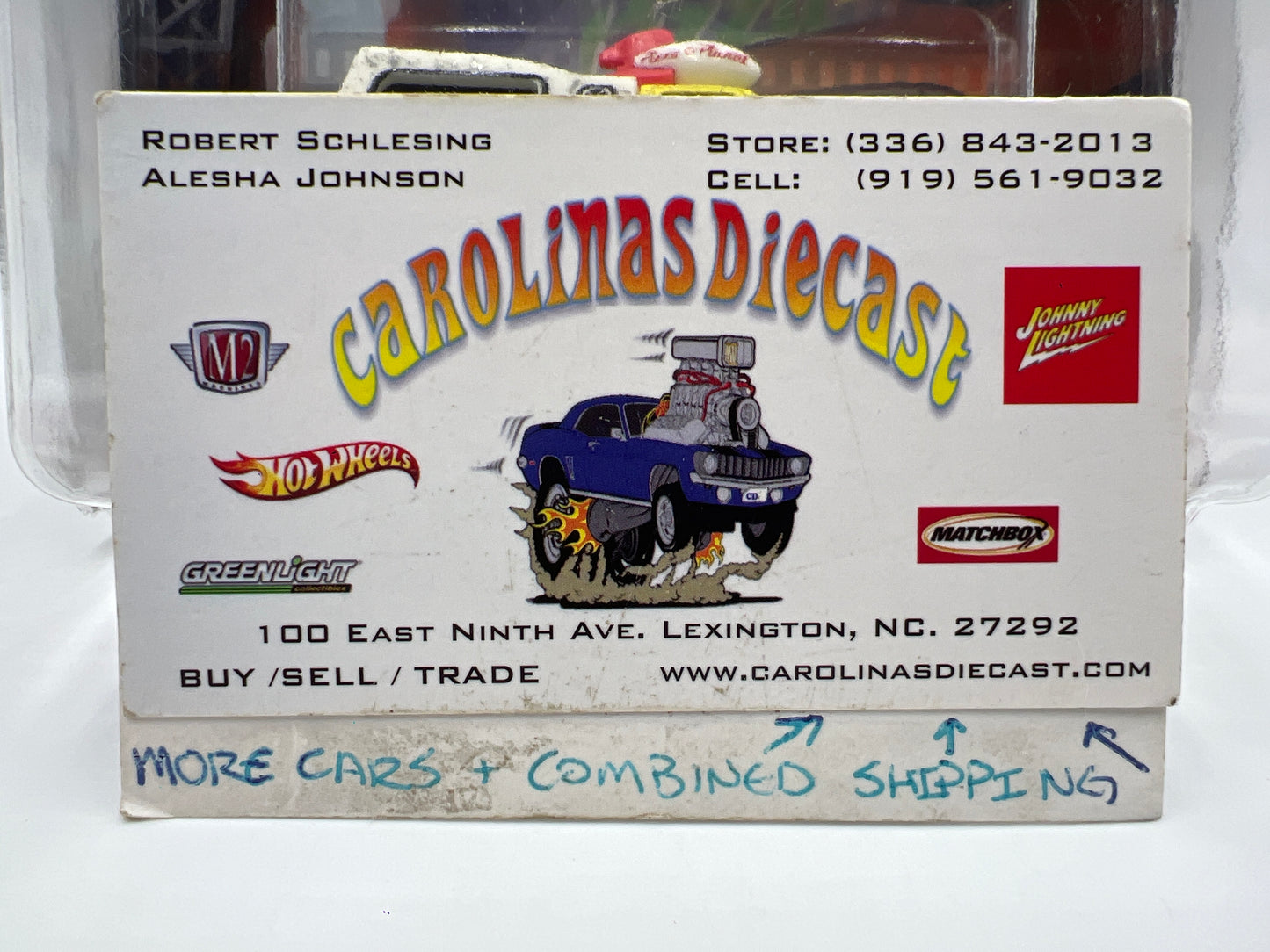 Hot Wheels Disney Pixar Toy Story Pizza Planet Truck Yellow W/Protector