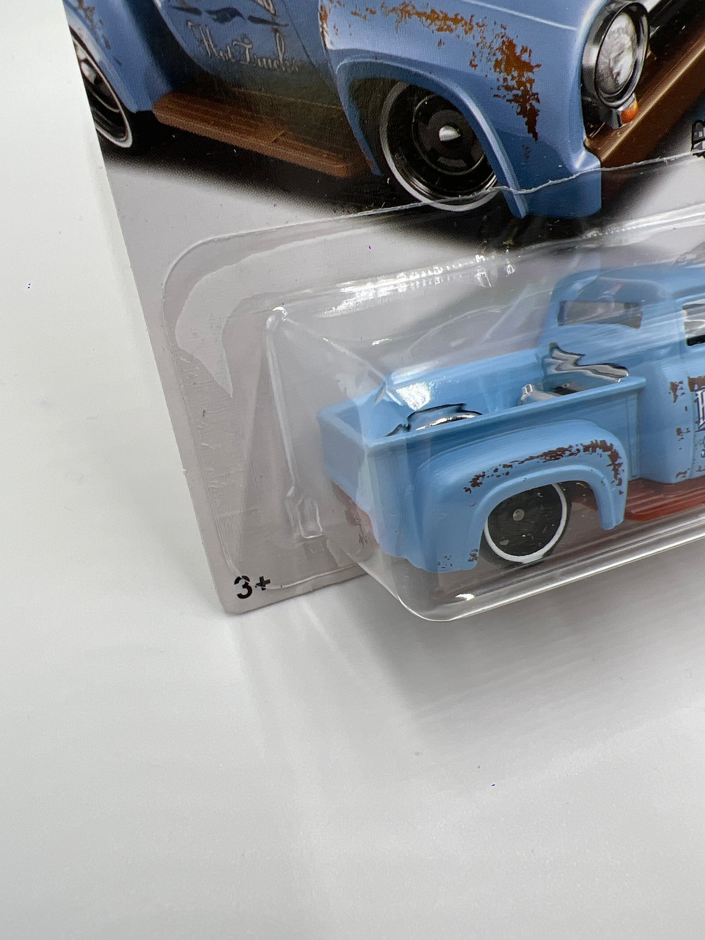 2017 Hot Wheels Kmart Exclusive HW Hot Trucks Custom 56 Ford Truck Light Blue 239F