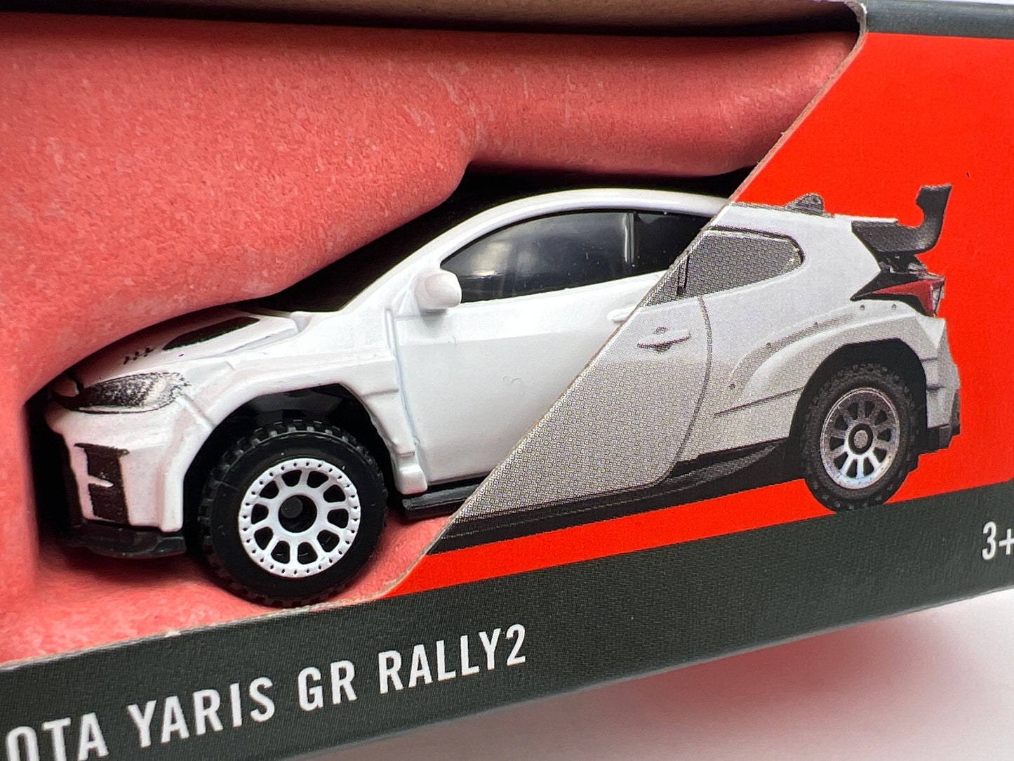 2026 Matchbox Moving Parts #23 2024 Toyota Yaris GR Rally2 White