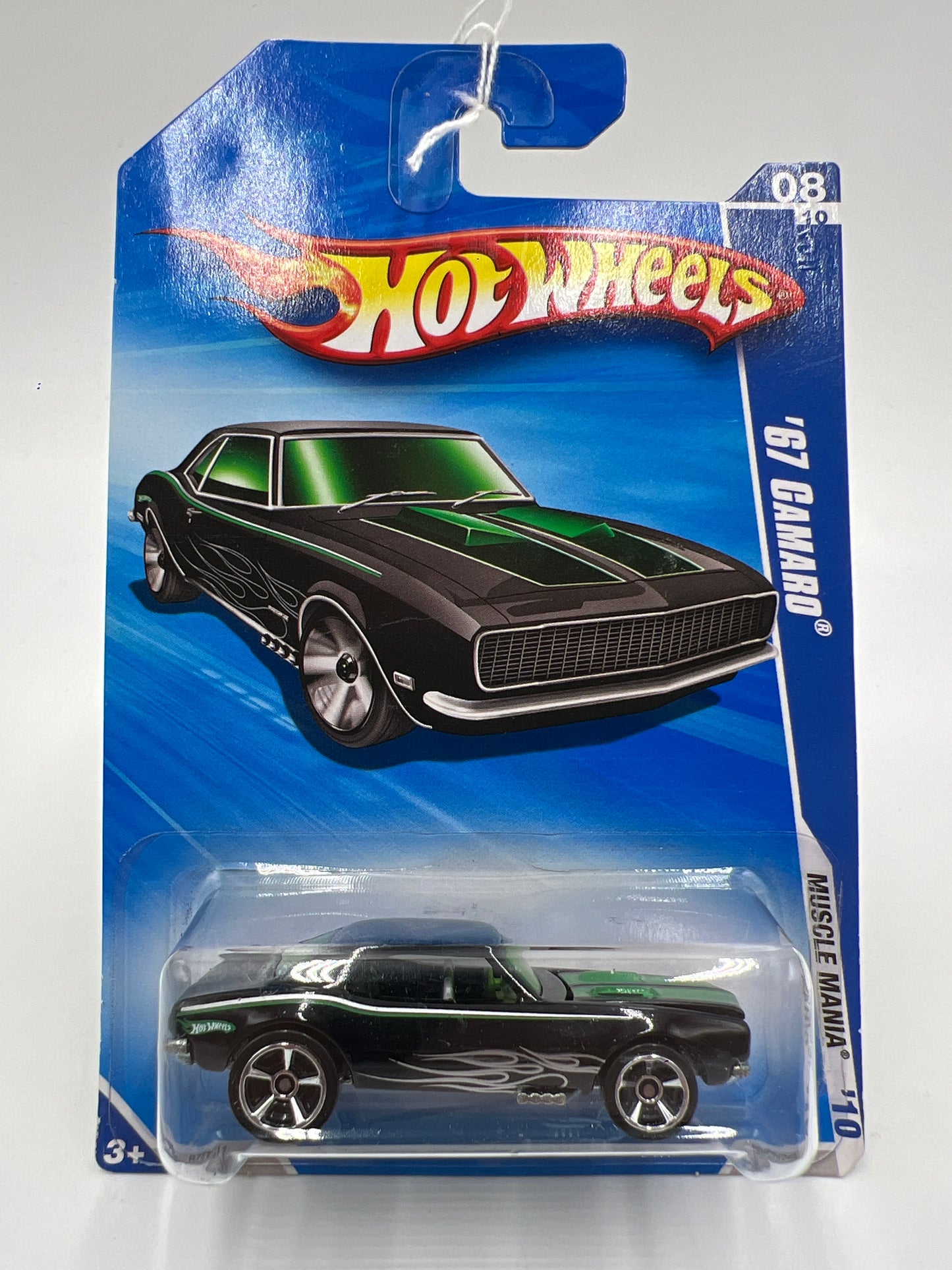 2010 Hot Wheels Muscle Mania #86 67 Camaro Black 16B