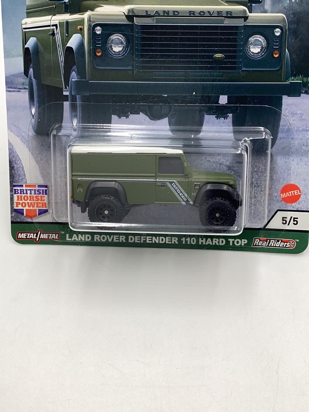 Hot Wheels British Horse Power Land Rover Defender 110 Hard Top 5/5 256C